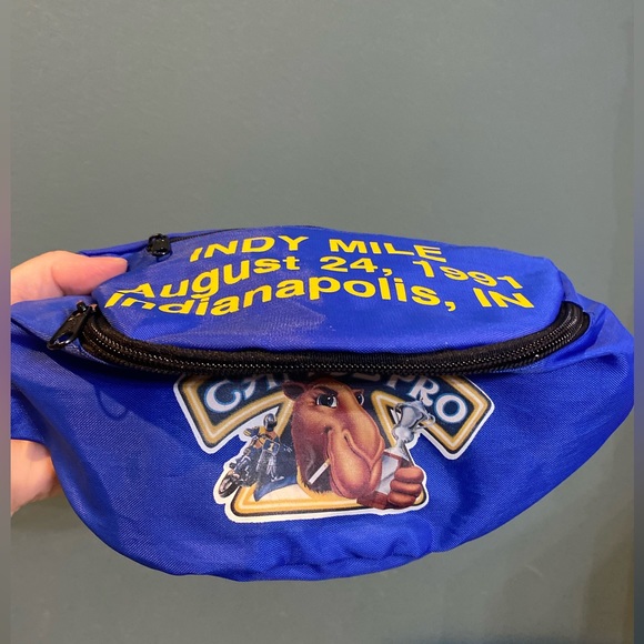 Vintage NOS 1991 Fanny Pack Joe Camel Pro Indy Mile Motorcycle Race - New! - Picture 4 of 5